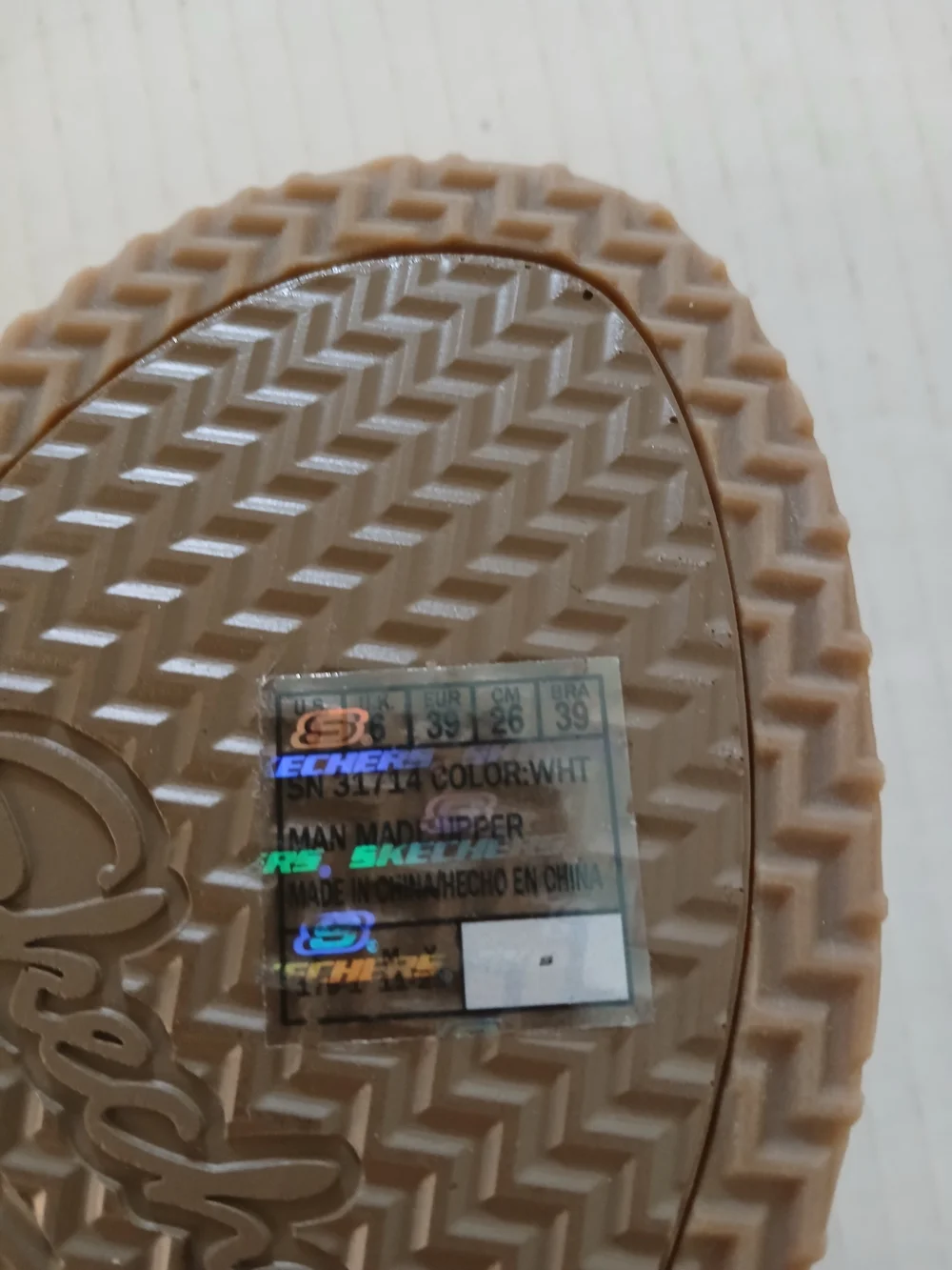 Cali From Skechers Women’s White Cork Wedge Sandals Size 9 $30